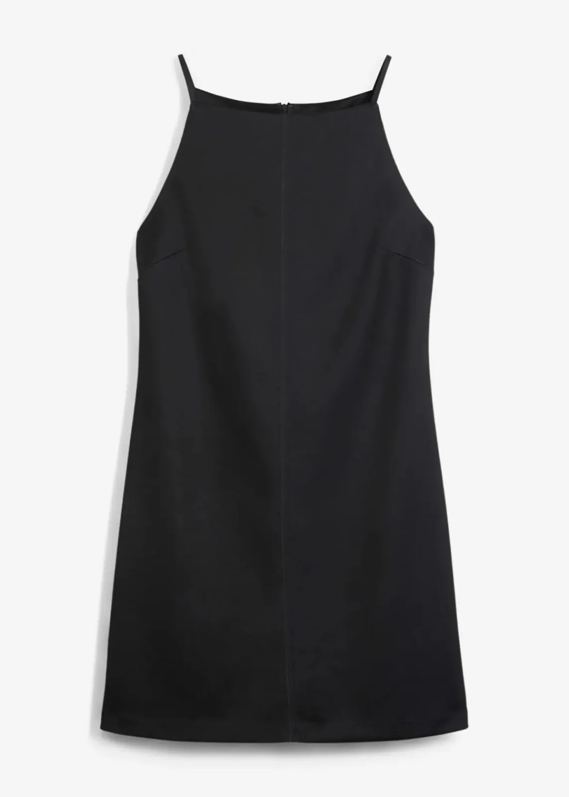 bonprix Kleider|Bekleidung·Pullover & Strickjacken^Minikleid aus fließendem Scuba schwarz