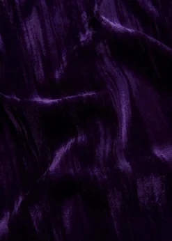 bonprix Nachhaltigere Materialien|Kleider^Minikleid aus Samt dunkellila