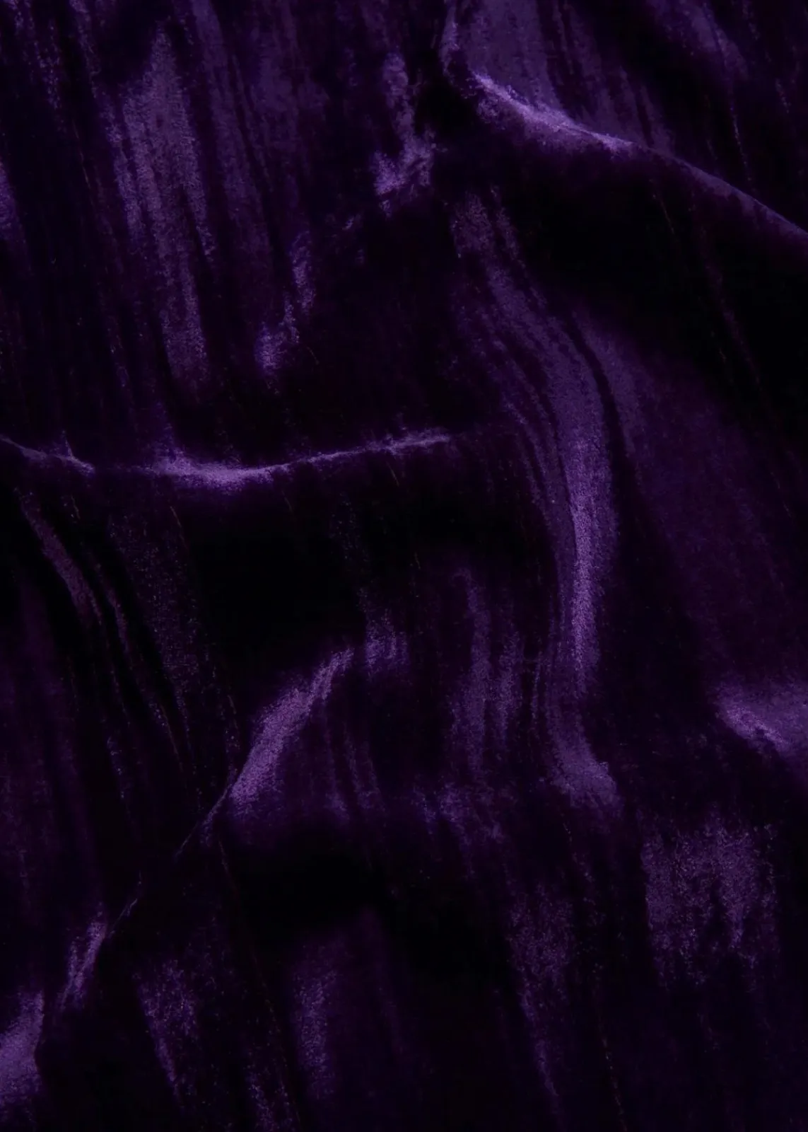 bonprix Nachhaltigere Materialien|Kleider^Minikleid aus Samt dunkellila