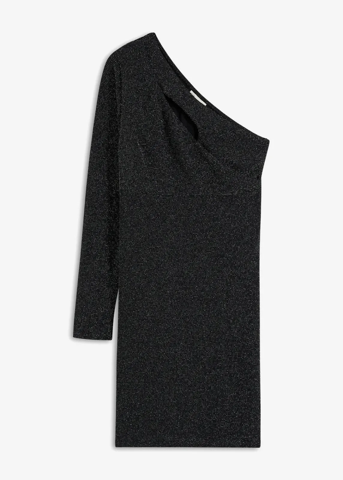 bonprix Kleider^Minikleid mit Cut-Out schwarz/silber