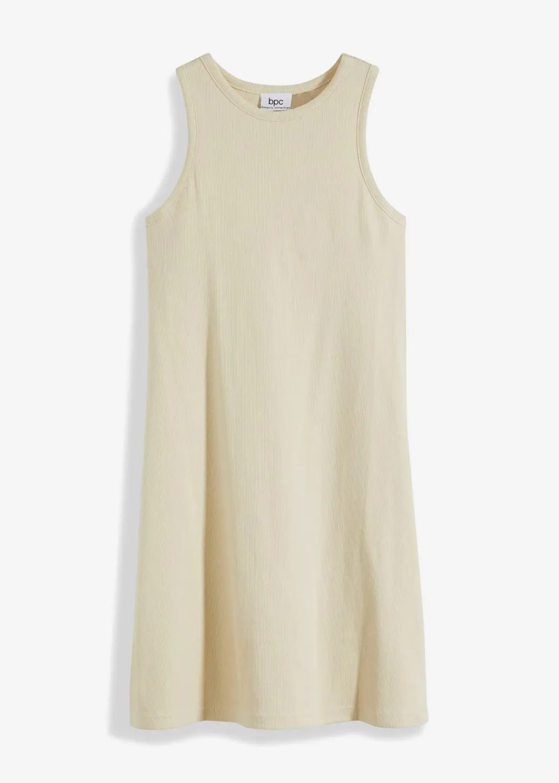 bonprix Bekleidung·Röcke|Basics^Minikleid mit reiner Bio-Baumwolle natur