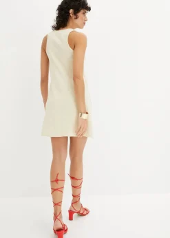 bonprix Bekleidung·Röcke|Basics^Minikleid mit reiner Bio-Baumwolle natur