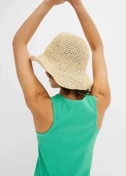 bonprix Bekleidung·Pullover & Strickjacken|Kleider^Minikleid mit reiner Bio-Baumwolle opalgrün