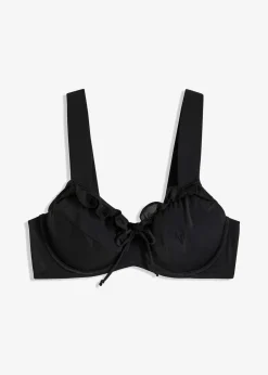 bonprix Große Cups D-F|Nachhaltigere Materialien^Minimizer Bügel Bikini Oberteil schwarz