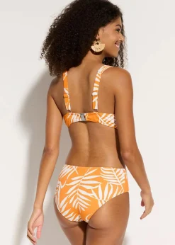 bonprix Nachhaltigere Materialien|Bademode·Bikinis^Minimizer Bikini (2-tlg.Set) orange floral