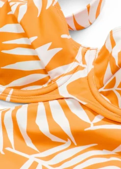 bonprix Nachhaltigere Materialien|Bademode·Bikinis^Minimizer Bikini (2-tlg.Set) orange floral