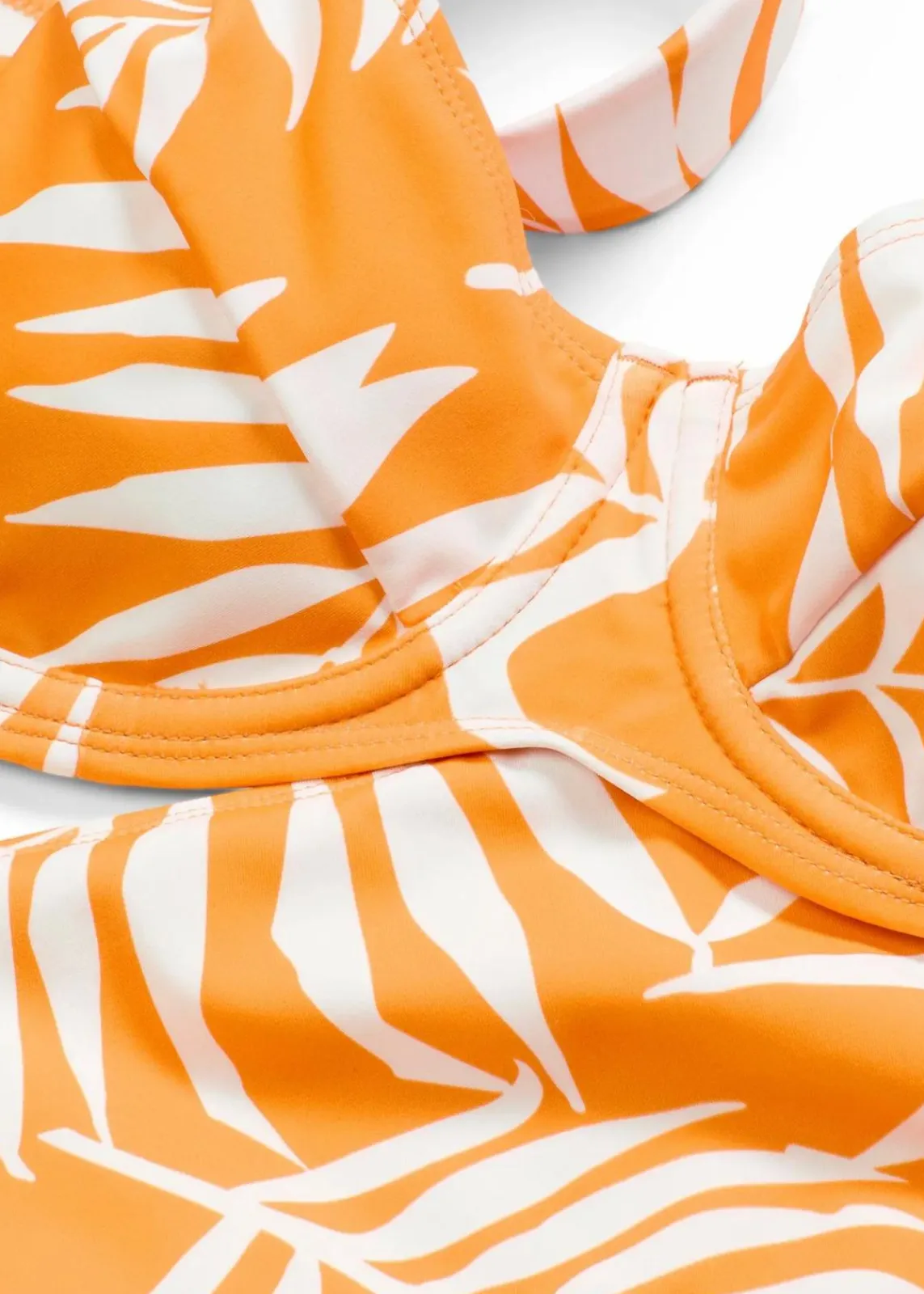bonprix Nachhaltigere Materialien|Bademode·Bikinis^Minimizer Bikini (2-tlg.Set) orange floral