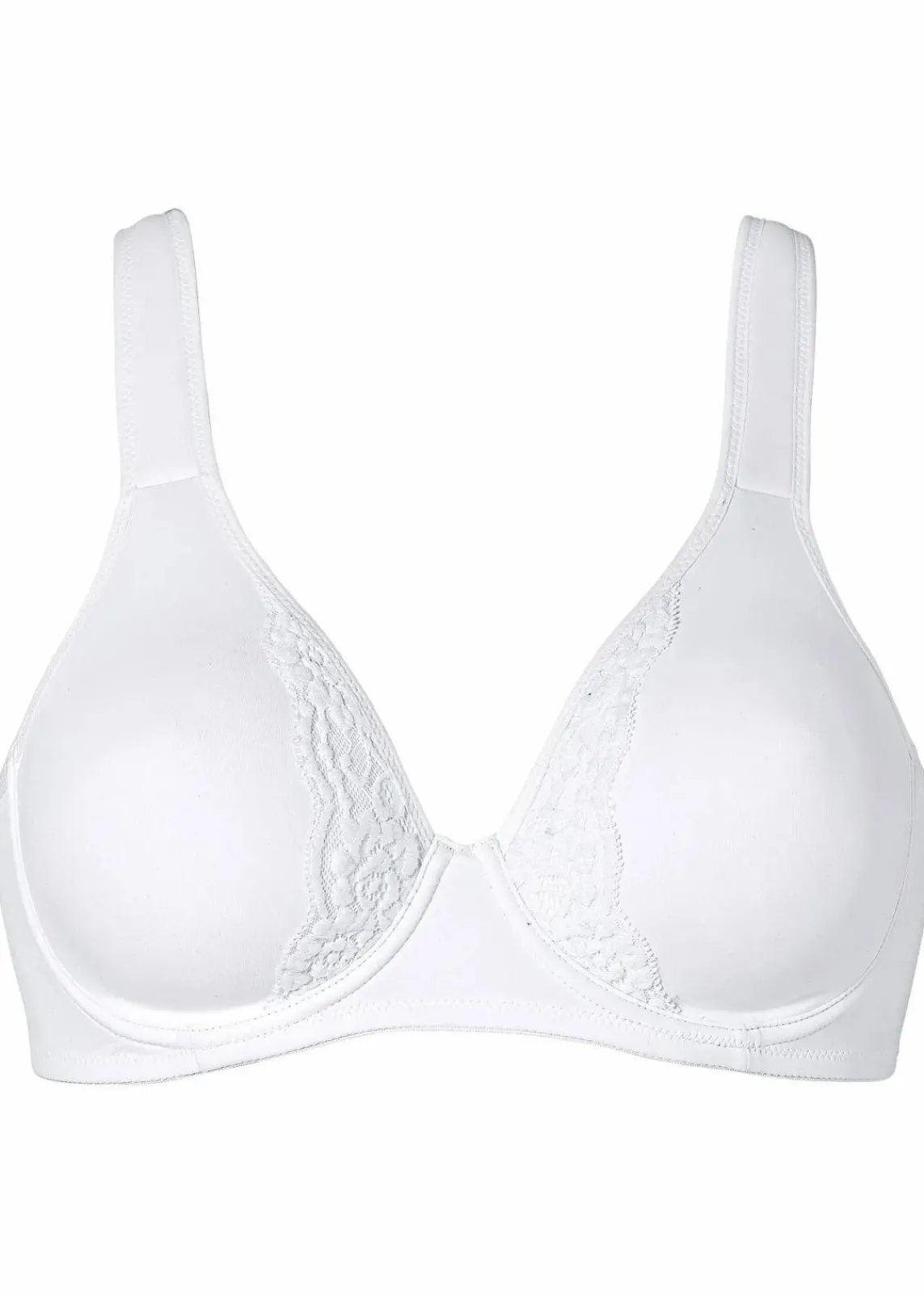 bonprix Große Cups D-H|Bhs^Minimizer-BH mit gepolsterten Trägern weiß