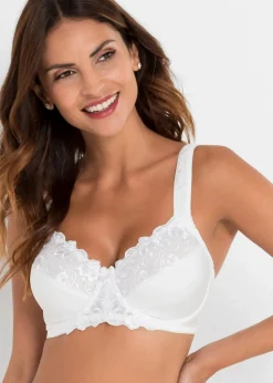 bonprix Große Cups D-H|Bhs^Minimizer-BH mit gepolsterten Trägern weiß
