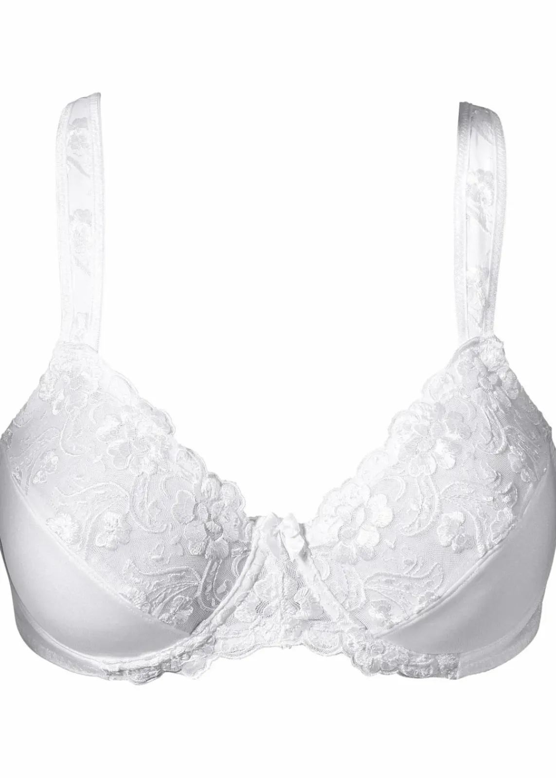 bonprix Große Cups D-H|Bhs^Minimizer-BH mit gepolsterten Trägern weiß
