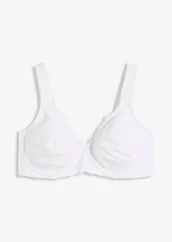 bonprix Große Cups D-H|Nachhaltigere Materialien^Minimizer-BH mit gepolsterten Trägern weiß