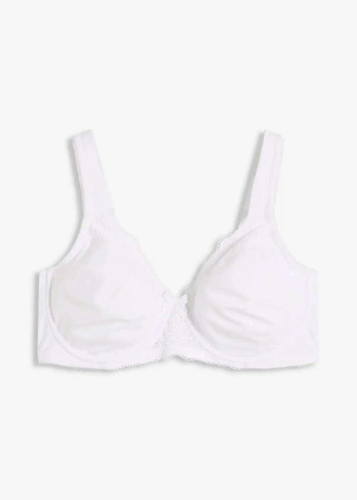 bonprix Große Cups D-H|Nachhaltigere Materialien^Minimizer-BH mit gepolsterten Trägern weiß