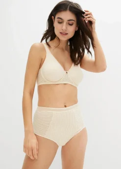 bonprix Große Cups D-H|Bhs^Minimizer-BH mit gepolsterten Trägern sandbeige
