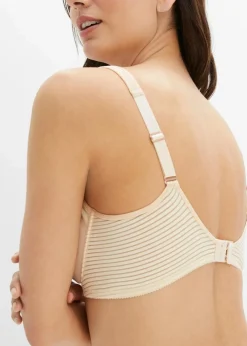 bonprix Große Cups D-H|Bhs^Minimizer-BH mit gepolsterten Trägern sandbeige