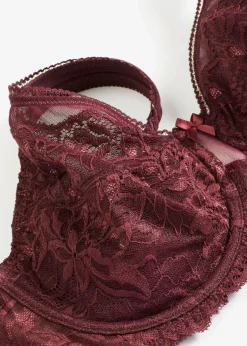 bonprix Wäsche·Dessous|Wäsche·Große Cups D-H^Minimizer-BH mit gepolsterten Trägern weinrot