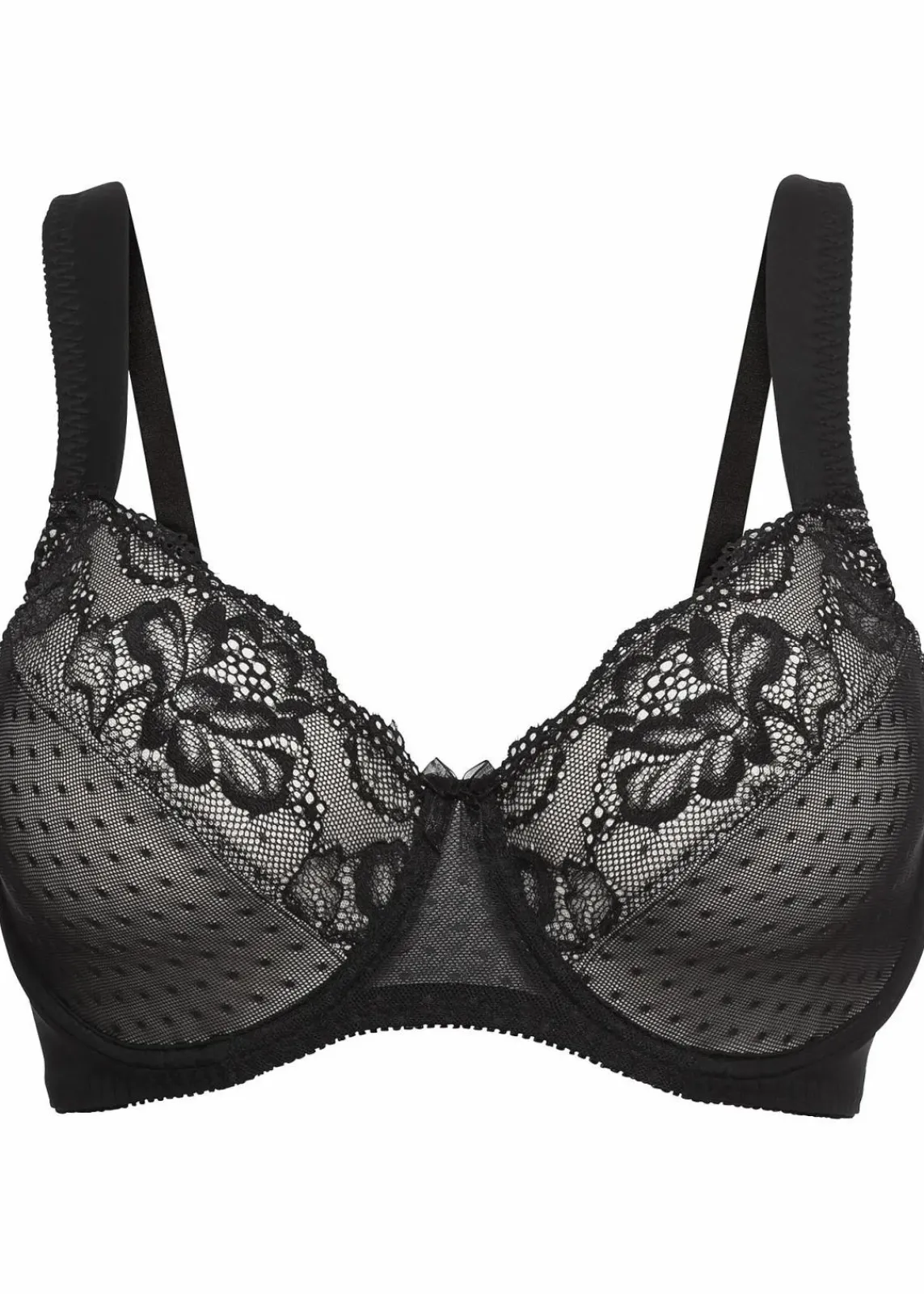 bonprix Wäsche·Dessous|Wäsche·Große Cups D-H^Minimizer-BH mit gepolsterten Trägern schwarz/sandbeige
