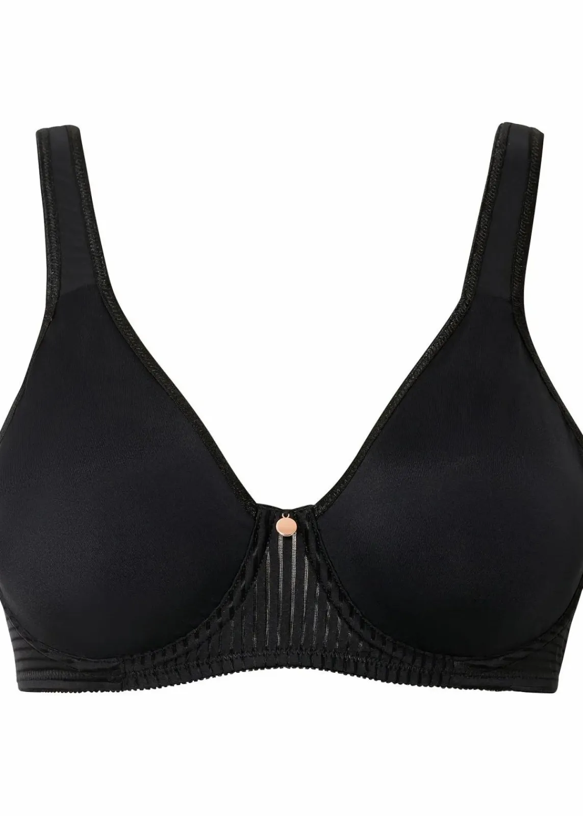 bonprix Große Cups D-H|Bhs^Minimizer-BH mit gepolsterten Trägern schwarz