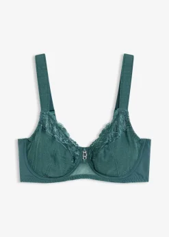 bonprix Wäsche·Dessous|Wäsche·Große Cups D-H^Minimizer-BH mit gepolsterten Trägern blaugrün