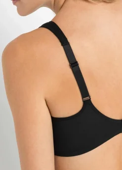 bonprix Große Cups D-H|Bhs^Minimizer-BH mit gepolsterten Trägern schwarz