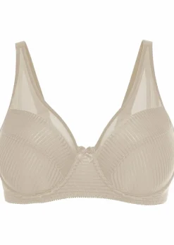 bonprix Große Cups D-H|Bhs^Minimizer-BH mit Mesh kreidebeige