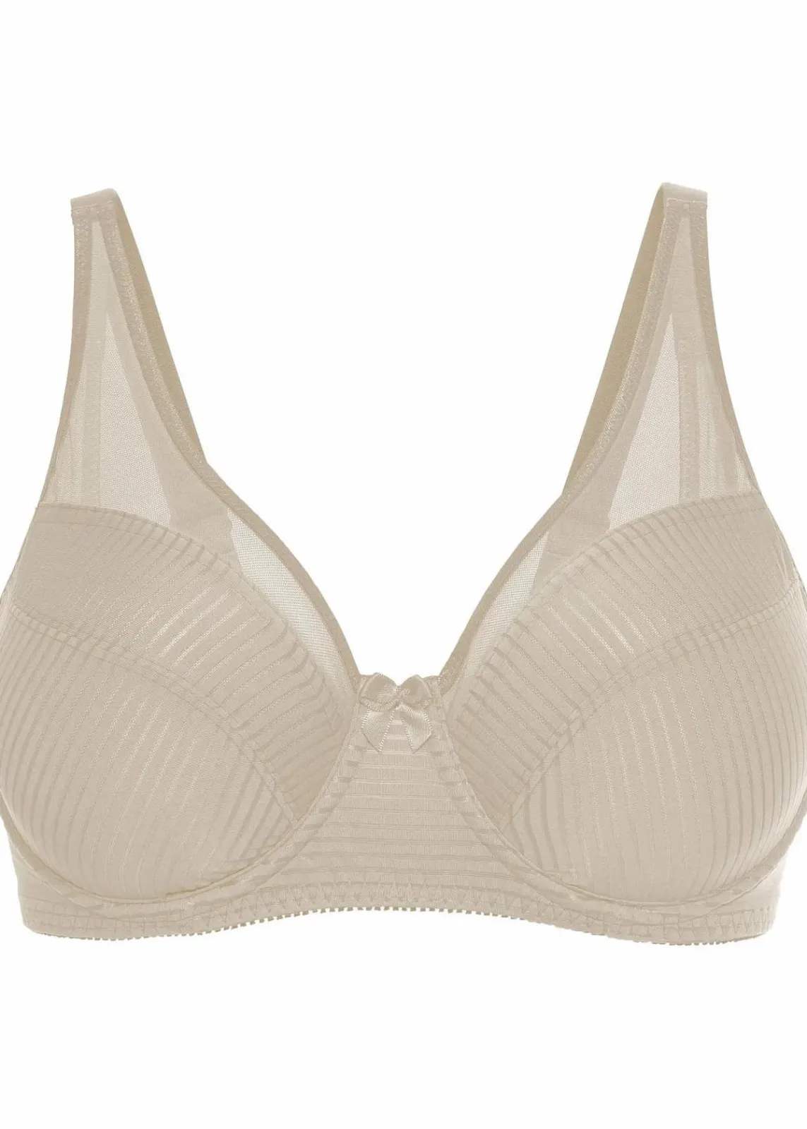 bonprix Große Cups D-H|Bhs^Minimizer-BH mit Mesh kreidebeige
