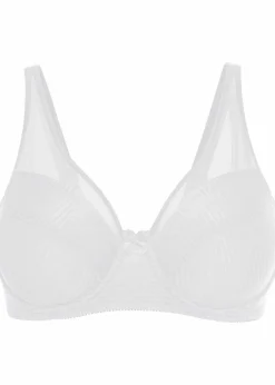 bonprix Große Cups D-H|Bhs^Minimizer-BH mit Mesh weiß