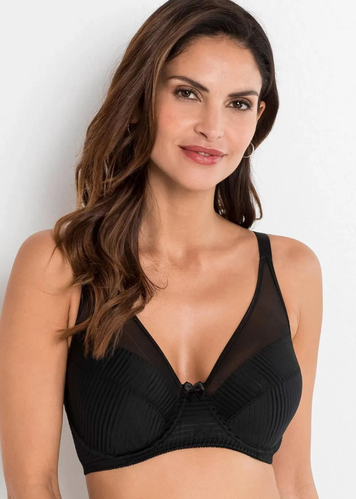 bonprix Große Cups D-H|Bhs^Minimizer-BH mit Mesh schwarz