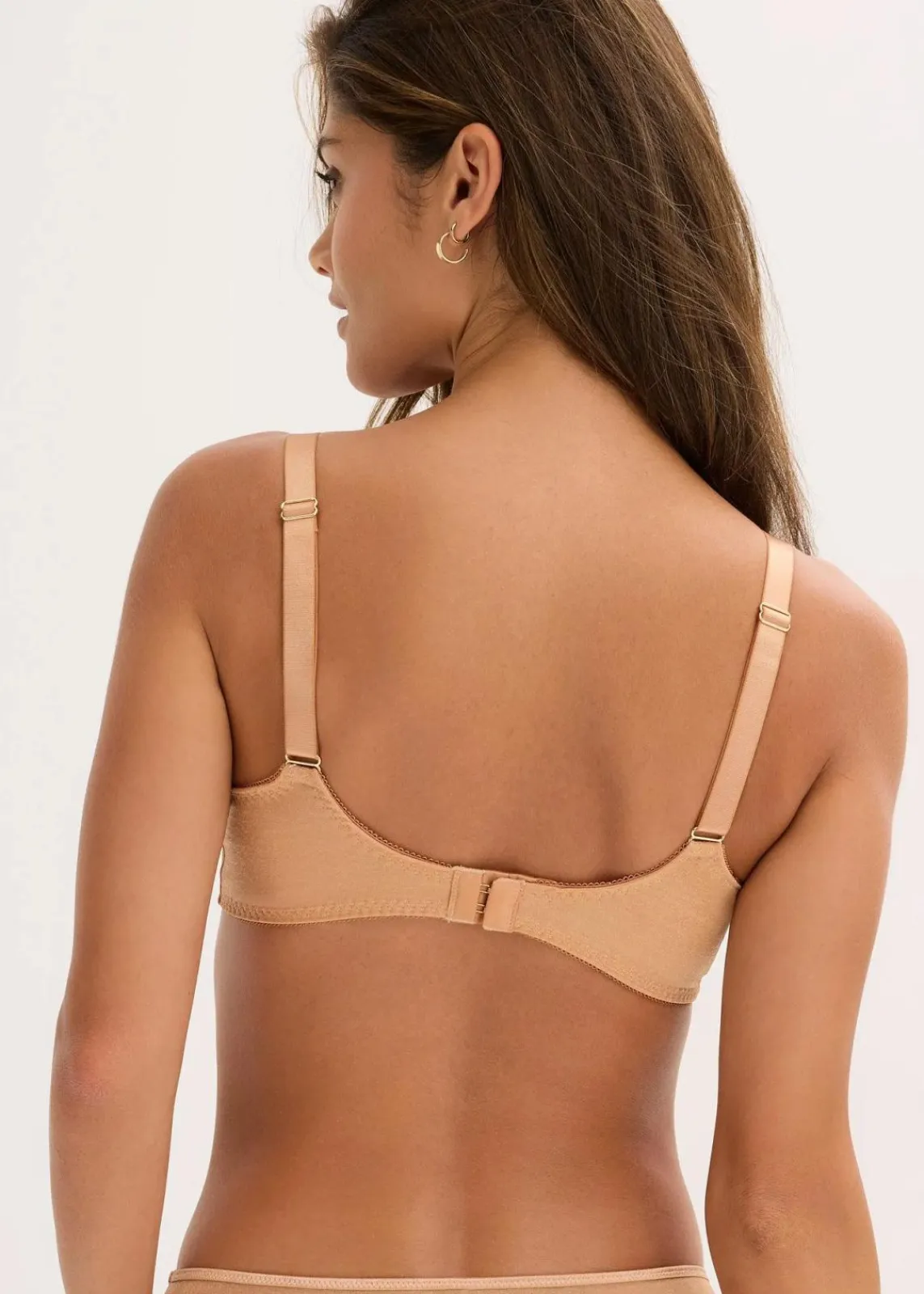 bonprix Wäsche·Dessous|Wäsche·Große Cups D-H^Minimizer-BH mit schimmerndem Material goldbeige