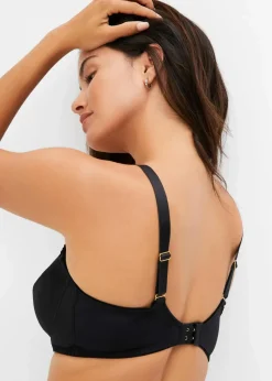 bonprix Wäsche·Bhs|Nachhaltigere Materialien^Minimizer-BH mit Schmuckdetail schwarz