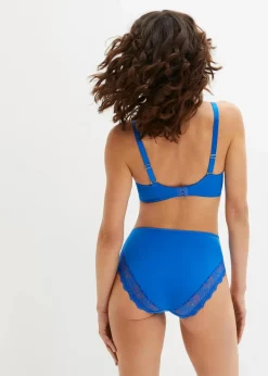 bonprix Große Cups D-H|Nachhaltigere Materialien^Minimizer-BH mit zarter Spitze azurblau