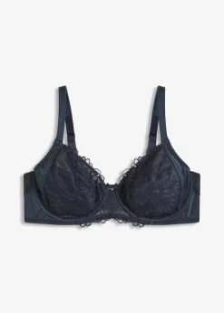 bonprix Bhs|Dessous^Minimizer-BH mit zarter Spitze intensivblau