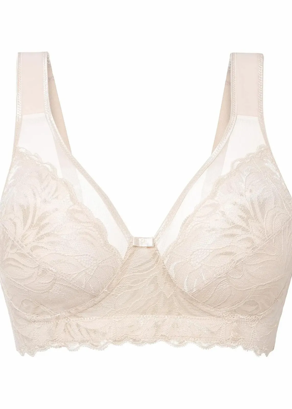 bonprix Wäsche·Dessous|Wäsche·Große Cups D-H^Minimizer-BH ohne Bügel mit gepolsterten Trägern puder