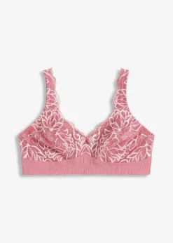 bonprix Nachhaltigere Materialien|Bhs^Minimizer-BH ohne Bügel mit gepolsterten Trägern beerensorbet/wollweiß