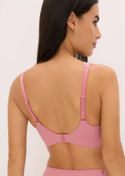 bonprix Nachhaltigere Materialien|Bhs^Minimizer-BH ohne Bügel mit gepolsterten Trägern beerensorbet/wollweiß