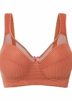 bonprix Große Cups D-H|Bhs^Minimizer-BH ohne Bügel mit gepolsterten Trägern zimt
