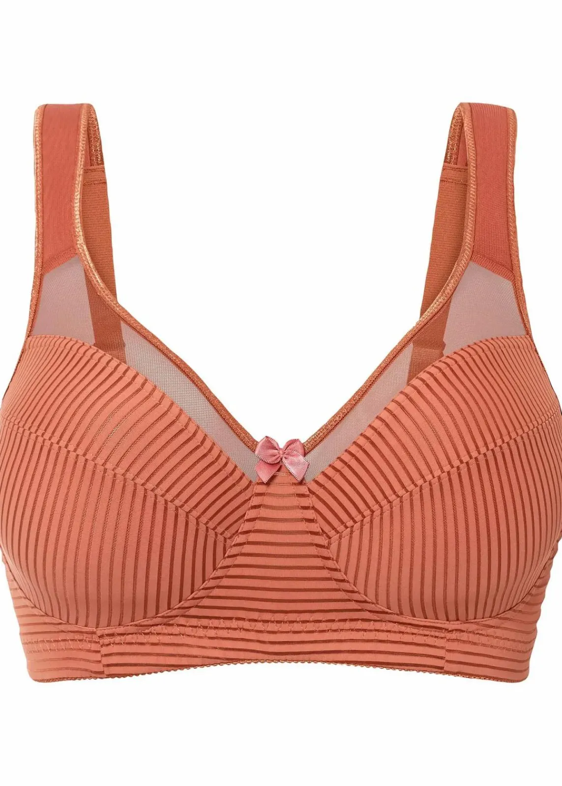 bonprix Große Cups D-H|Bhs^Minimizer-BH ohne Bügel mit gepolsterten Trägern zimt