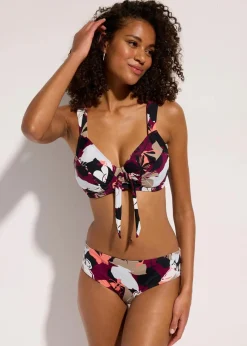 bonprix Nachhaltigere Materialien|Bademode·Bikinis^Minimizer-Bikini mit gepolsterten Trägern (2-tlg.Set) beere bedruckt