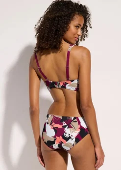 bonprix Nachhaltigere Materialien|Bademode·Bikinis^Minimizer-Bikini mit gepolsterten Trägern (2-tlg.Set) beere bedruckt