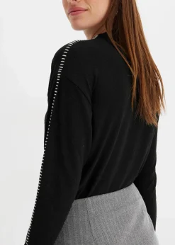 bonprix Bekleidung·Sportbekleidung|Nachhaltigere Materialien^Minirock in Wickeloptik grau