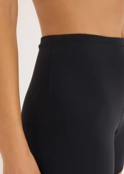 bonprix Wäsche·Höschen|Nachhaltigere Materialien^Mittellange Taillenboxer (4er Pack) weiß+schwarz