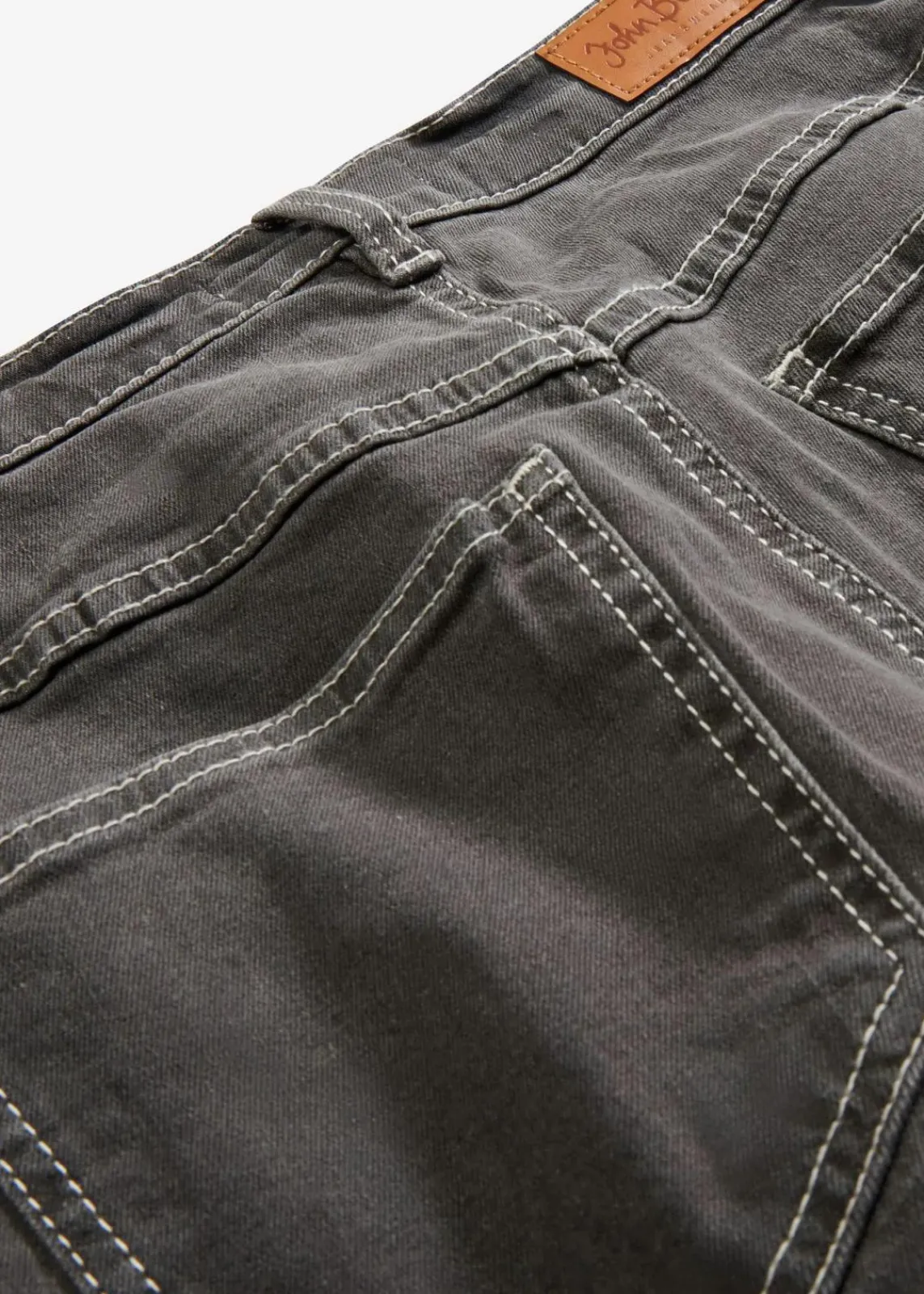 bonprix Bekleidung·Shirts & Tops|Jeans^Mom Jeans High Waist, Stretch dunkelgrau denim used