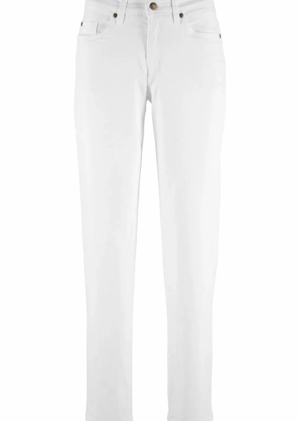 bonprix Bekleidung·Shirts & Tops|Jeans^Mom Jeans Mid Waist, long weiß
