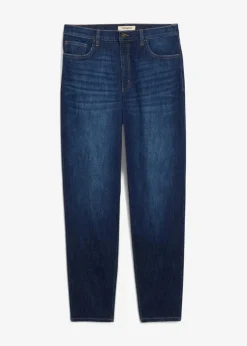 bonprix Jeans|Bekleidung·Shirts & Tops^Mom-Jeans High Waist, cropped dunkelblau denim