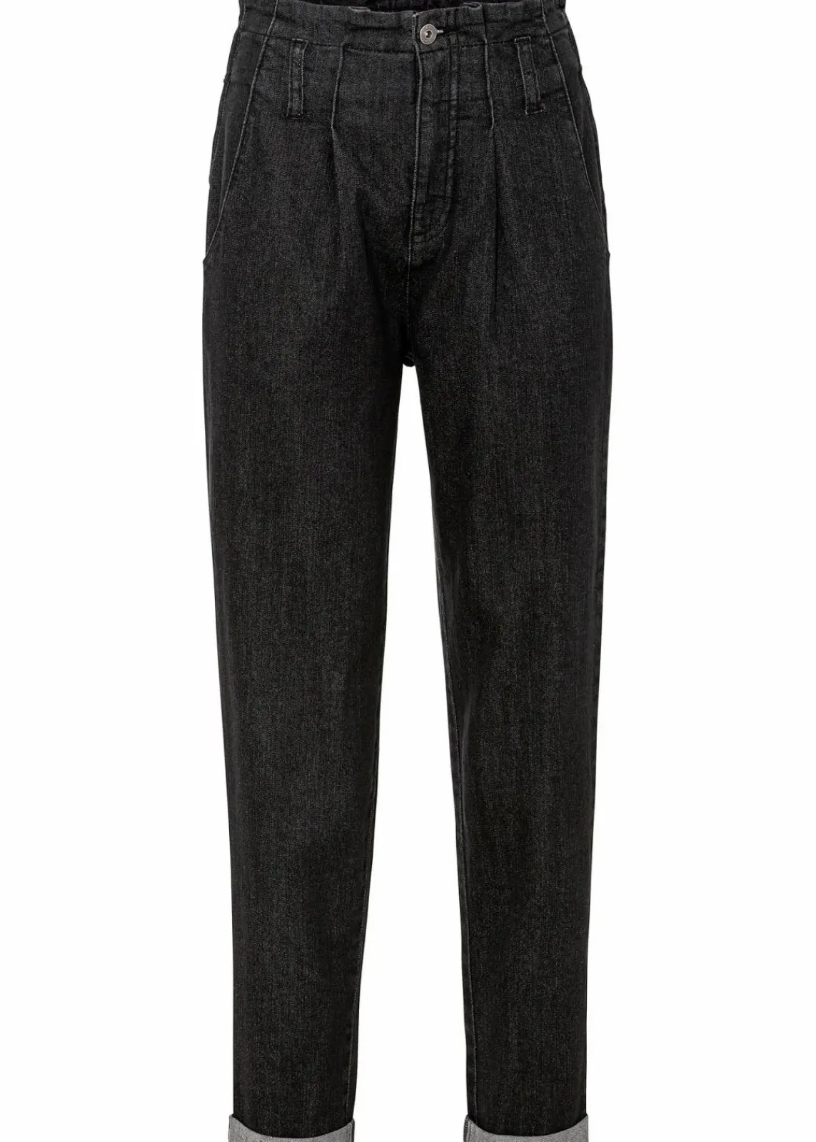 bonprix Bekleidung·Shirts & Tops|Jeans^Mom-Jeans, High Waist, Stretch schwarz denim