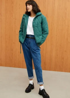bonprix Jeans|Bekleidung·Shirts & Tops^Mom-Jeans, High Waist, Stretch blau denim