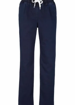 bonprix Bekleidung·Shirts & Tops|Thermobekleidung^Mom-Jeans Mid Waist, Thermo mit Bequembund dunkelblau denim