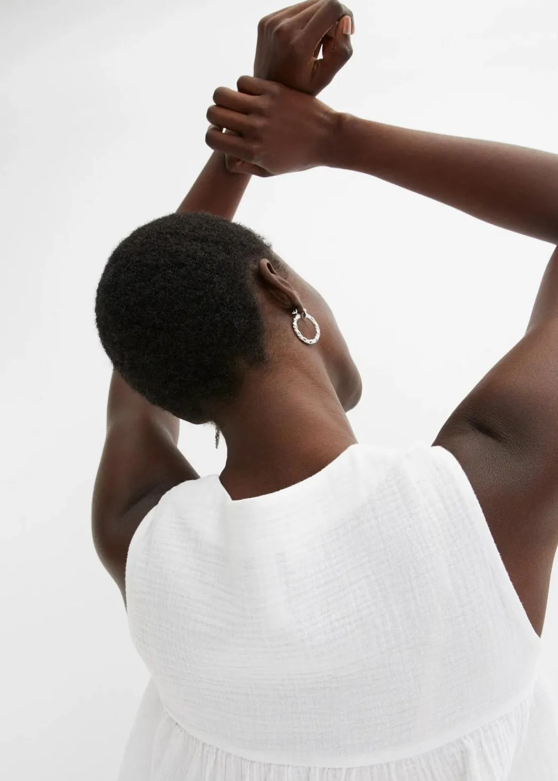 bonprix Shirts & Tops|Blusen & Tuniken^Musselin-Blusentop weiß