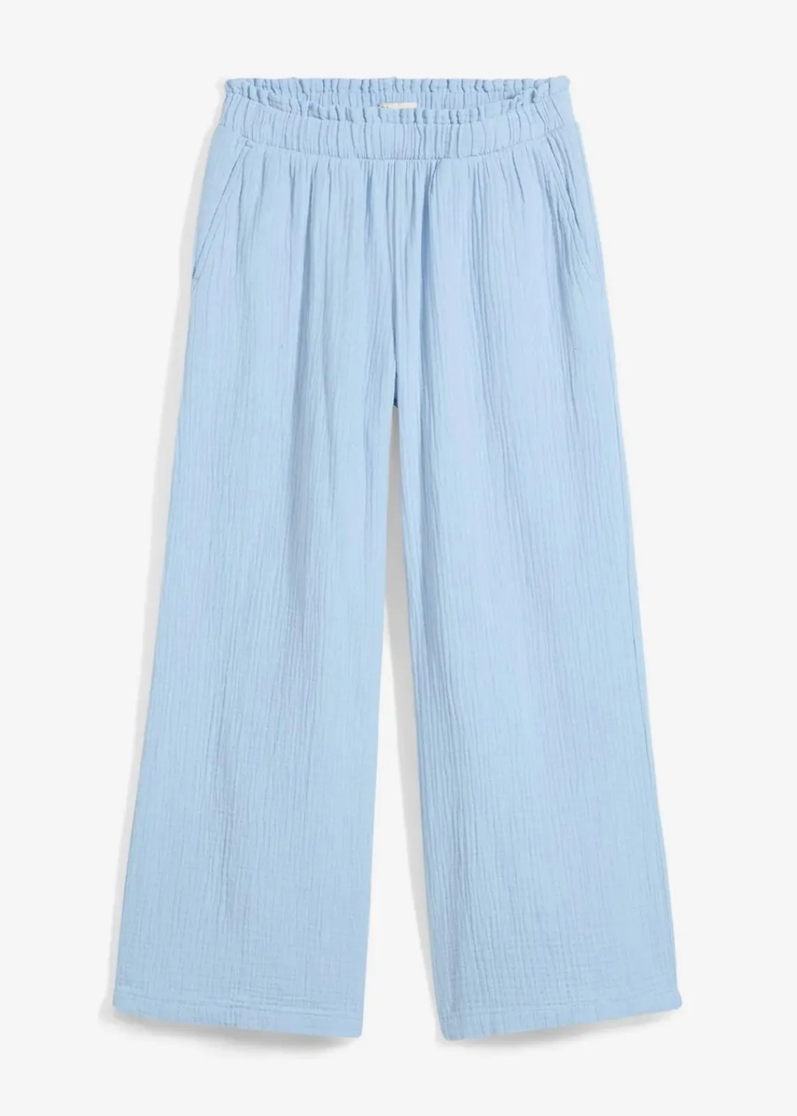 bonprix Hosen|Bekleidung·Kleider^Musselin-Culotte aus Baumwolle hellblau
