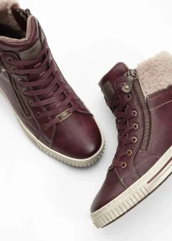 Mustang High Heels|Sneaker^High-Top-Sneaker braun