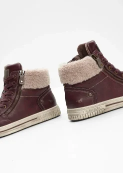 Mustang High Heels|Sneaker^High-Top-Sneaker braun